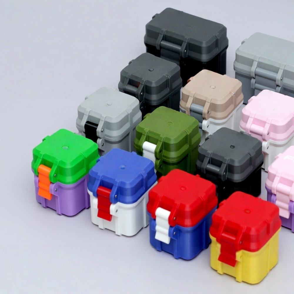 Colorful Plastic Storage Containers with Secure Lids | Stackable Reusable Boxes for Organization
